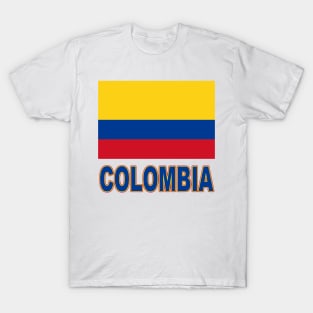 The Pride of Colombia - Colombian Flag Design T-Shirt